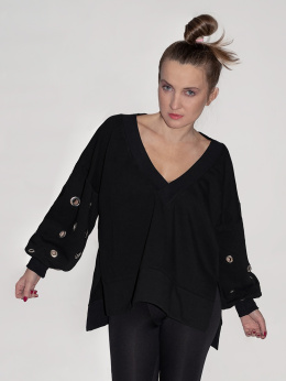 BLUZA Z OCZKAMI CZERŃ