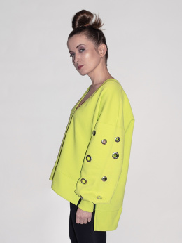 BLUZA Z OCZKAMI LIMONKA
