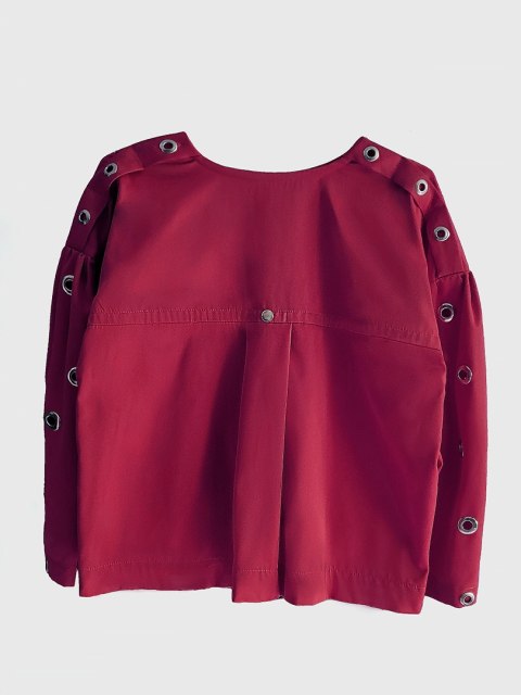 KOSZULA/KURTKA Z OCZKAMI BORDO