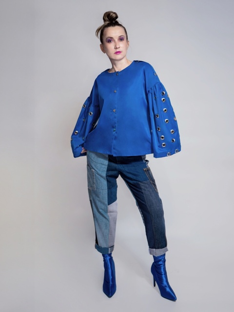 KOSZULA/KURTKA Z OCZKAMI BLUE