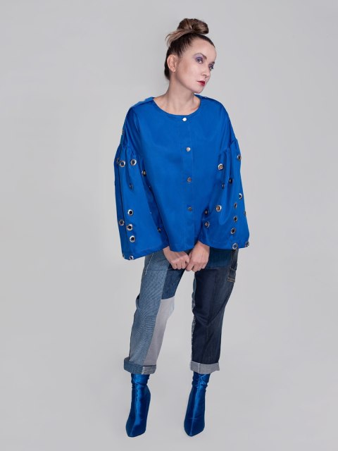 KOSZULA/KURTKA Z OCZKAMI BLUE