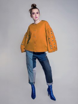 KOSZULA/KURTKA Z OCZKAMI ORANGE