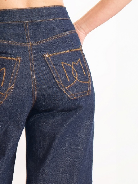 SPODNIE JEANSOWE Z SZEROKIMI NOGAWKAMI