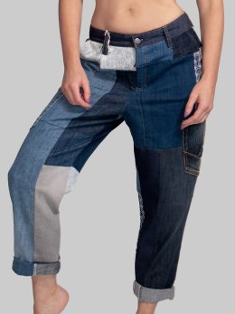 SPODNIE PATCHWORKOWE