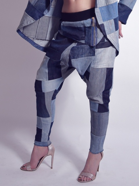 SPODNIE PATCHWORKOWE BAGGY