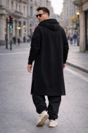 BLUZA MĘSKA Z KAPTUREM BLACK