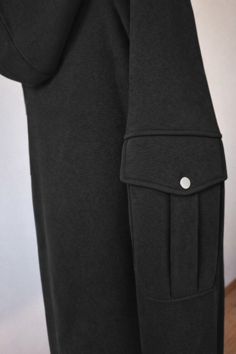 BLUZA MĘSKA Z KAPTUREM BLACK
